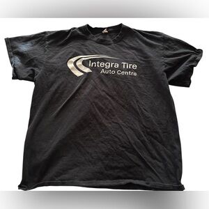 Black T-Shirt for Men Integra Tire graphic tee